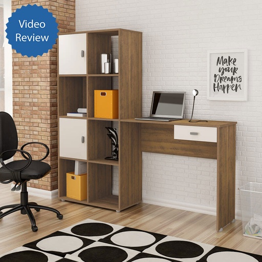Pelotas Desk - Pine/ Off White, Multi-faceted? Solved!