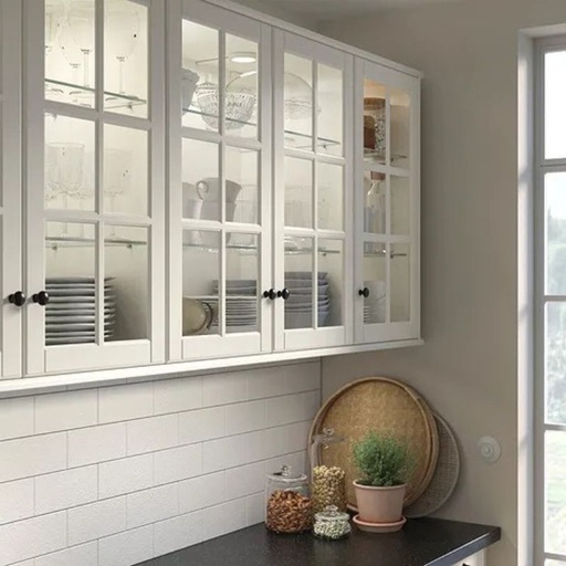 IKEA BODBYN Glass Door, Off-White, Shiny? Solved!