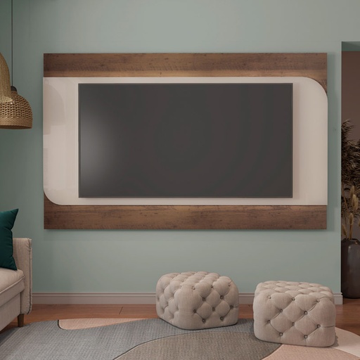 Fortaleza Tv Wall Panel - Pine/ Off White, Elegant? Solved!