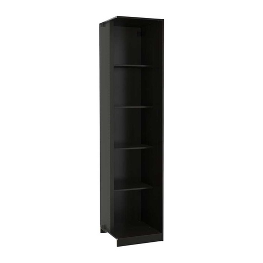 PAX add-on Corner Unit with 4 Shelves Black-Brown, Wide space? Solved!