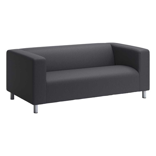 KLIPPAN Cover for 2-seat Sofa, Vissle Grey (Cover Only)